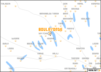 map of Boula Yordé