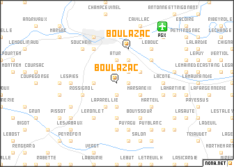 map of Boulazac