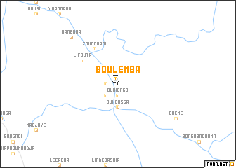 map of Boulemba