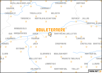 map of Bouleternère