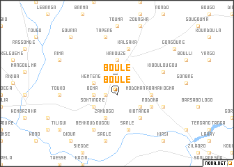 map of Boulé