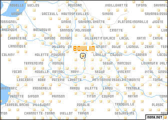 map of Boulin