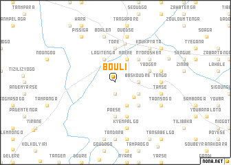 map of Bouli