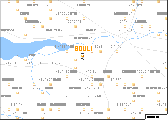 map of Bouli