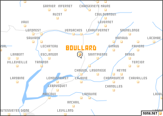 map of Boullard