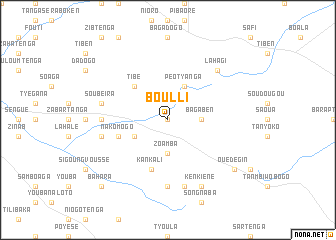 map of Boulli