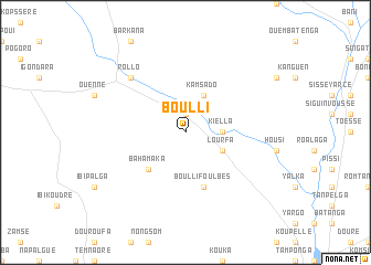 map of Boulli