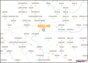 map of Boulma