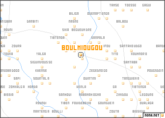 map of Boulmiougou