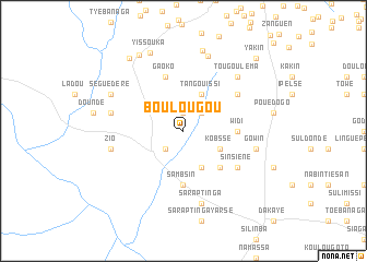 map of Boulougou