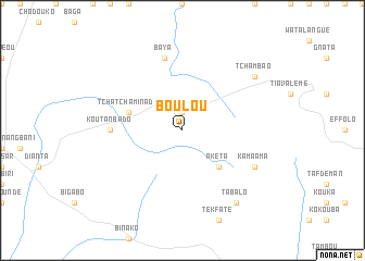 map of Boulou