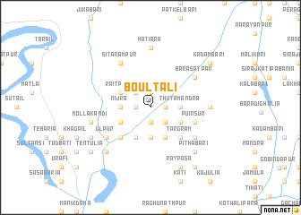 map of Boultali