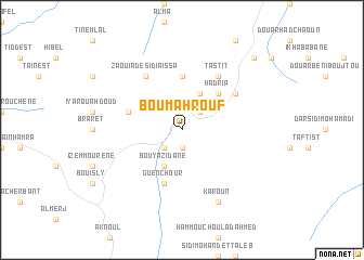 map of Bou Mahrouf