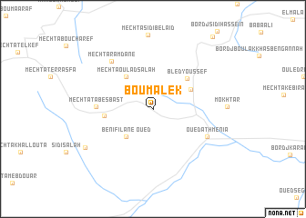 map of Bou Malek
