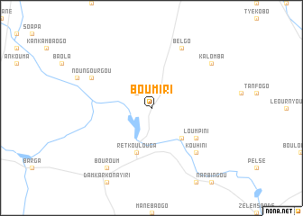map of Boum Iri
