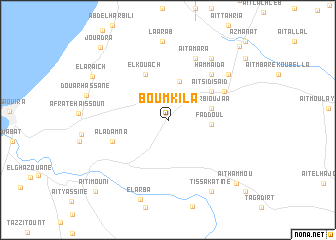 map of Bou Mkila