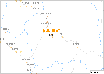 map of Boundey