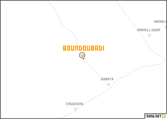 map of Boundoubadi