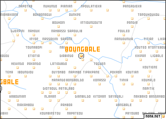 map of Boungbalé
