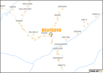 map of Boungono