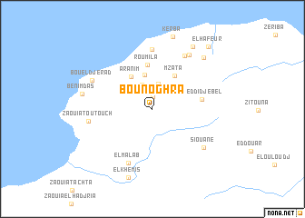 map of Bounoghra