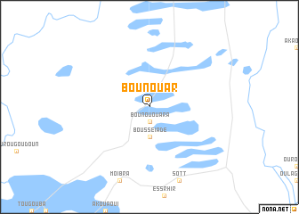 map of Bounouar