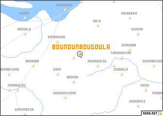 map of Bounounbougoula