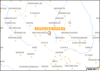 map of Bourakébougou