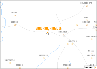 map of Bouralangou