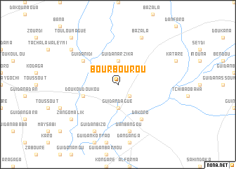 map of Bourbourou