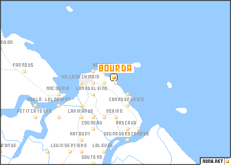 map of Bourda