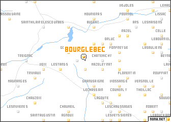 map of Bourg-le-Bec