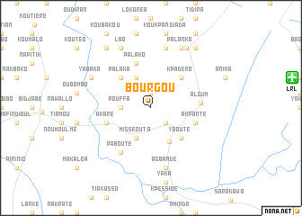map of Bourgou