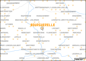 map of Bourguerelle