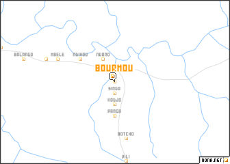 map of Bourmou