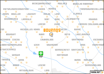 map of Bournos