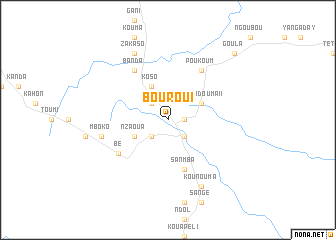 map of Bourou I