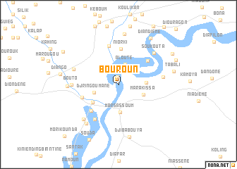 map of Bouroun