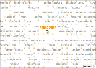 map of Bourrine