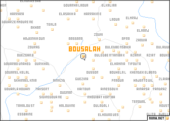 map of Bou Salah