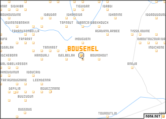map of Bousemel