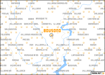 map of Bousoño
