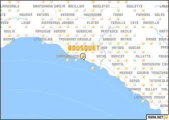 map of Bousquet