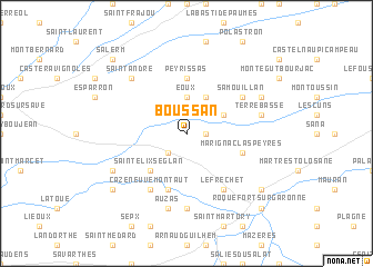 map of Boussan