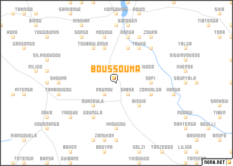 map of Boussouma