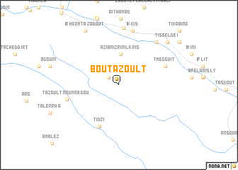 map of Bou Tazoult