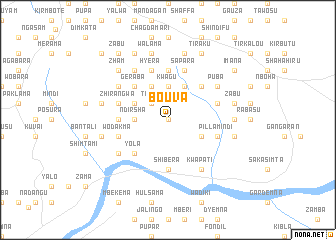 map of Bouva