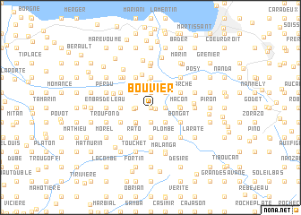 map of Bouvier