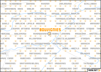 map of Bouvignies