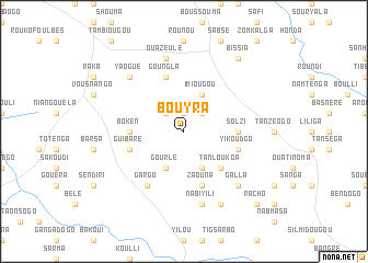 map of Bouyra